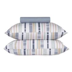 Imagem de Jogo De Lençol Altenburg Simples Malha 100% Queen Três Peças 158X198x3