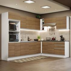 Imagem de Cozinha Completa 479003 Armário E Balcão Branco/Rustic