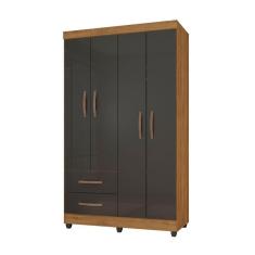 Imagem de Guarda Roupa Solteiro Honduras Com 4 Portas E 2 Gavetas