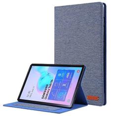 Imagem de Tampas de tablet Compatível com Samsung Galaxy Tab S6 Lite 10,4" P610/615 Case, Flip Fold Stand Case Capa de Impressão de Tecido Protetora com Auto Wake Sleep com slots de cartão Capa protetora da cap