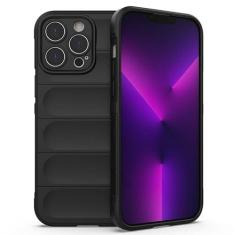 Imagem de GANGANPRO Compatível com Xiaomi Poco F4/Redmi K40S 5G Capa protetora TPU à prova de choque flexível capa de telefone absorção de impacto almofada de ar anti-arranhões forro de microfibra macia 6,67