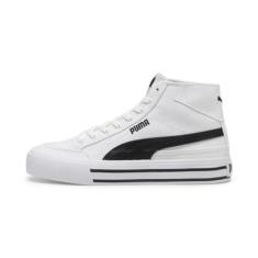 Imagem de PUMA Tênis masculino Court Classic Vulc Mid, Branco/preto, 43