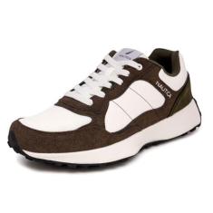 Imagem de Nautica Tênis masculino casual com cadarço Oxford confortável para caminhada, Charcoal Sand-ayden, 39