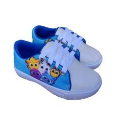 Imagem de Tênis Infantil  Menino Menina  Bebe Desenho Personagem - NACSHOES, Azu