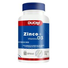 Imagem de Zinco + Vitamina D3 60cps Duom