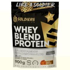 Imagem de Whey Blend Protein Concentrado e Isolado - 900g - Soldiers Nutrition, 