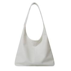 Imagem de Hobo Bolsas femininas de designer de poliuretano bolsa de ombro feminina alça superior bolsa de mão bolsa para noite, Branco