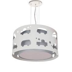 Imagem de Lustre Infantil Pendente Carrinhos   30X16