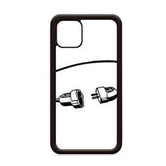 Imagem de Cabo de carregamento padrão de tomada para iPhone 12 Pro Max capa para Apple Mini Mobile Case Shell