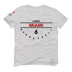 Imagem de Camiseta Lebron James Basquete Camisa Nba Miami Heat D. Wade