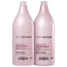 Imagem de Kit L'Oréal Professionnel Vitamino Color Resveratrol ( Shampoo 1,5L e Condicionador 1,5L )