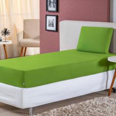 Imagem de Jogo de Lençol Solteiro Malha 100% Algodão 2 Peças - Pistache