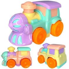 Imagem de Trenzinho De Brinquedo Infantil Fricção Trem Piui Locomotiva - Cs Impo