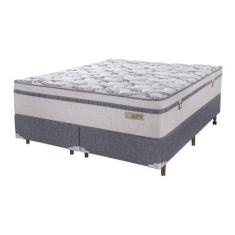 Imagem de Conjunto Cama Box+ Colchão King Size Dallas 193x203x72cm - Cristalflex