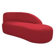 Imagem de Divã Recamier Curvo Luna 160cm Lado Direito Suede - Amarena Móveis, Ve