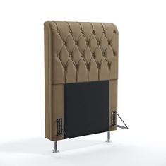 Imagem de Cabeceira Bellatrix 90 Para Cama De Solteiro Sued Capuccino Aradecor