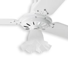 Imagem de Ventilador De Teto Tulipa Branco Loren Sid Com Controle Remoto