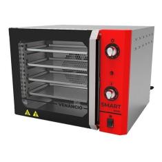 Imagem de Forno Elétrico Convector Fcsb4e Inox Vermelho Venâncio 220v