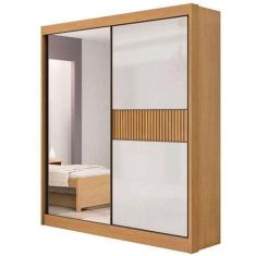 Imagem de Guarda Roupa Athenas Ripado Solteiro 2 Portas 3 Gavetas D Doro Cor Cin