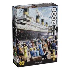 Imagem de Quebra-Cabeça Infantil Titanic Grow 2000 Pcs Ref.04212