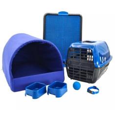 Imagem de Kit Cachorro Gato Cama Caminha Tunel Transporte Sanitário Grande - Sup