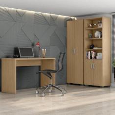 Imagem de Conjunto Home Office 3 Pe as Com Escrivaninha G vea E 2 Arm r