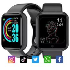 Imagem de Relógio Smartwatch D20 Fit Pro Feminino Masculino C/ Whatsapp - 01Smar