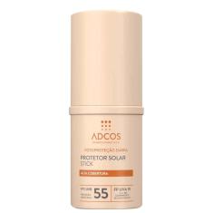 Imagem de Adcos Fotoproteção Diária Tonalizante Stick FPS 55 Nude - Protetor Solar com Cor 17g