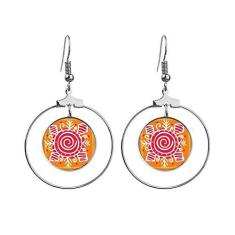 Imagem de Brincos de Civilização Antiga Vortex Mexico Totems Pendentes Argola Joias Círculo Gota