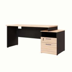 Imagem de escrivaninha yaris 2 gv calvi e preta 150 cm