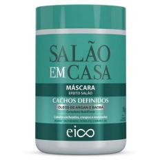 Imagem de Máscara De Tratamento Eico Cosméticos Salão Em Casa Cachos Definidos 1