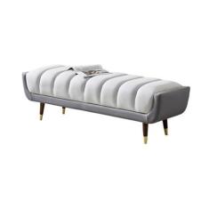 Imagem de Banqueta de cama para sala de estar banquinho para pés leve de vestiário de luxo banco de sofá para quarto banco decorativo de cabeceira banco de entrada para mudança de sapato banco um banco colocado