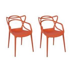 Imagem de Conjunto com 2 Cadeiras Allegra - Laranja