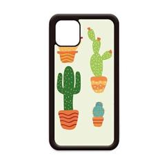 Imagem de Capa com estampa de suculentas de cacto em vaso para iPhone 11 Pro Max para Apple Mobile Case