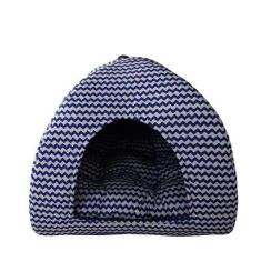 Imagem de Cama Pet 2X1 Casinha Cabana Toca Iglu Almofada Cães Gato M - Multiflex