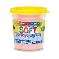 Imagem de Massa De Modelar Acrilex Soft 150g 812 Salmão Bb