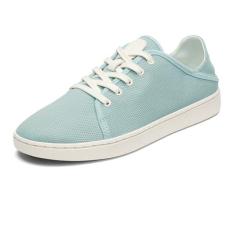 Imagem de OLUKAI Pehuea Li Tênis feminino sem cadarço, casual para o dia a dia com salto e design de malha respirável, leve e confortável o dia todo, Swell/areia branca, 35