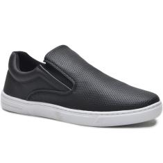 Imagem de Tênis Masculino Slip On Social Sapatênis Moderno Na Moda Elegante Confortável Esporte Fino-Masculino