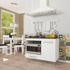 Imagem de Balcão para cooktop e forno predilleta livia de 105 cm 1 porta e 1 gav