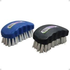 Imagem de Kit 2 Escovas Multiuso Anatômica Lavar Roupas Tapetes Tênis - Plastgra
