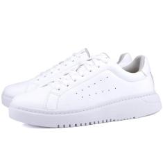 Imagem de Tênis Casual em Couro Mr. Gutt Ultra Conforto Branco-Masculino