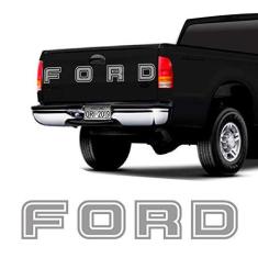 Imagem de Faixa Tampa Traseira Ford F-250 2004/2010 Adesivo Prata