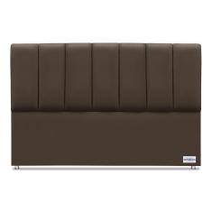 Imagem de Cabeceira South Veluto Marrom King (11X188x125) - Ortobom