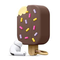 Imagem de elago Estojo em forma de sorvete, com chaveiro, projetado para Apple AirPods Pro