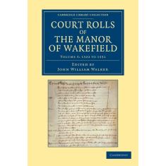 Imagem de Court Rolls of the Manor of Wakefield