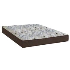 Imagem de Cama Box Viúva: Colchão Espuma D45 Ortobom / Anatômico Fort Tech Iso 150 + Base Crc Suede Brown(128X188x18)