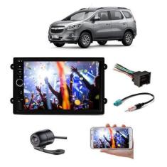 Imagem de Mp5 Central Multimidia Moldura 2 Din Spin 2012 2013 2014 Ltz  Camera -