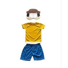 Imagem de Fantasia Roupa Infantil Chico Bento Com Máscara - SGB MODAS, Chico ben