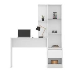 Imagem de Escrivaninha Com Armario Home Office Para Escritorio Estudo Quarto Mor