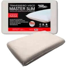 Imagem de Travesseiro Visco Master Slim Conforto Maciez Visco Elástico - Master 
